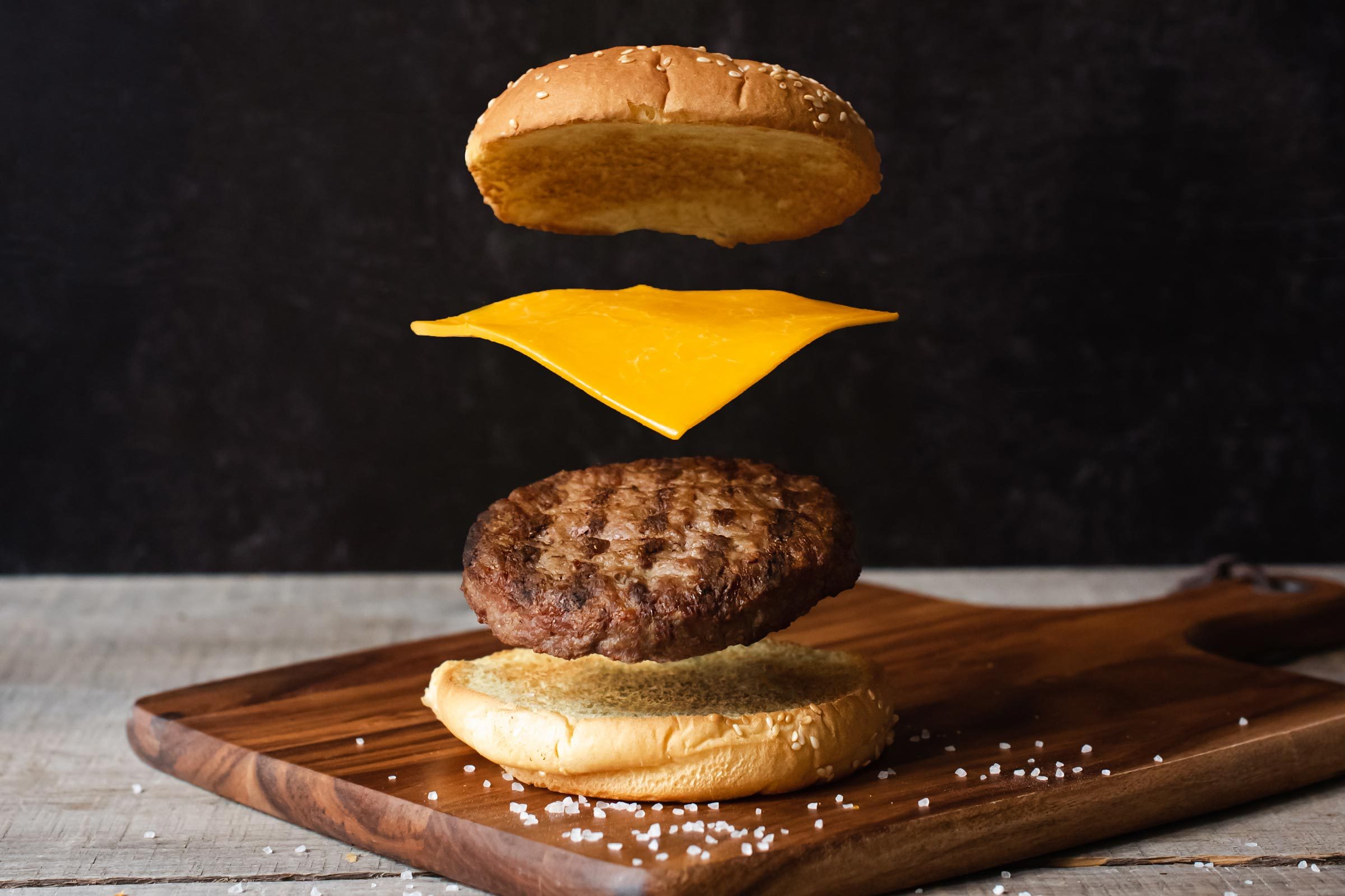 Partial replacement of meat by pea fiber